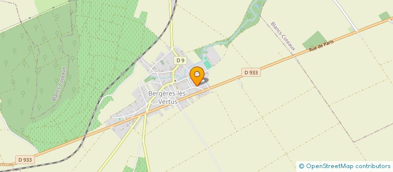 localisation de l'entreprise MADAME FRANCOISE LEFEVRE  BERGERES-LES-VERTUS