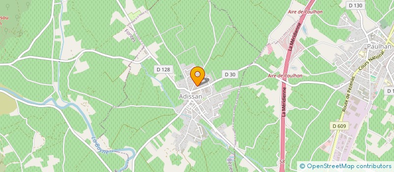 localisation de l'entreprise MADAME FRANCOISE LEFRANC  ADISSAN