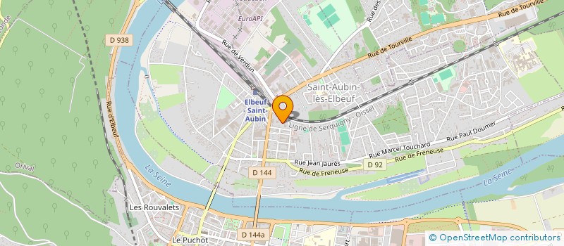 localisation de l'entreprise MADAME FRANCOISE LEFRANCOIS  SAINT-AUBIN-LES-ELBEUF