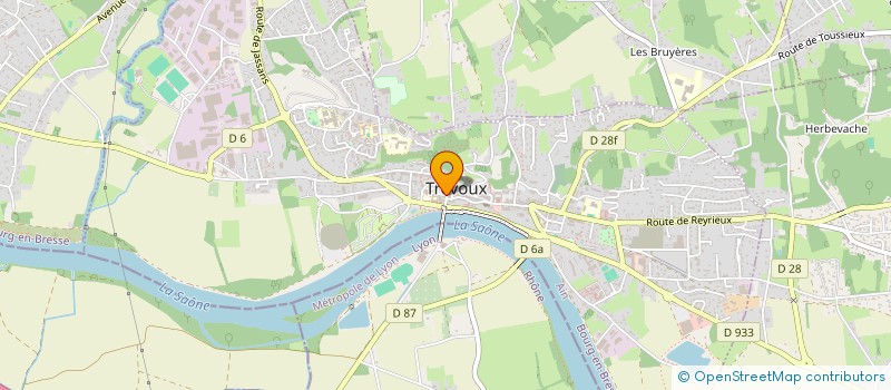 localisation de l'entreprise MADAME FRANCOISE LEGENDRE à TREVOUX