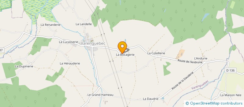 localisation de l'entreprise MADAME FRANCOISE LEGENDRE à VARENGUEBEC