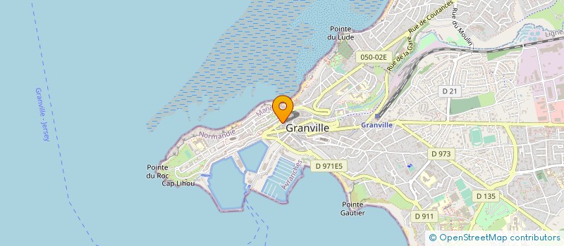localisation de l'entreprise MADAME FRANCOISE LEGUELINEL à GRANVILLE