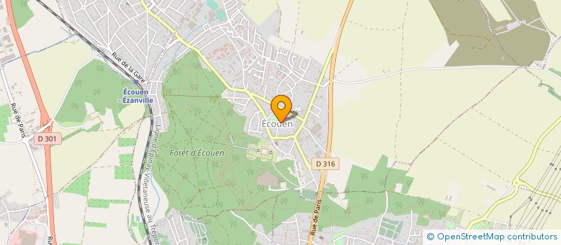 localisation de l'entreprise MADAME FRANCOISE LELAIDIER  ECOUEN