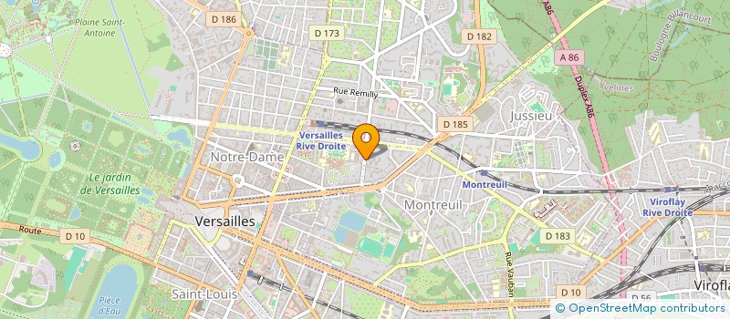 localisation de l'entreprise MADAME FRANCOISE LELOUP à VERSAILLES