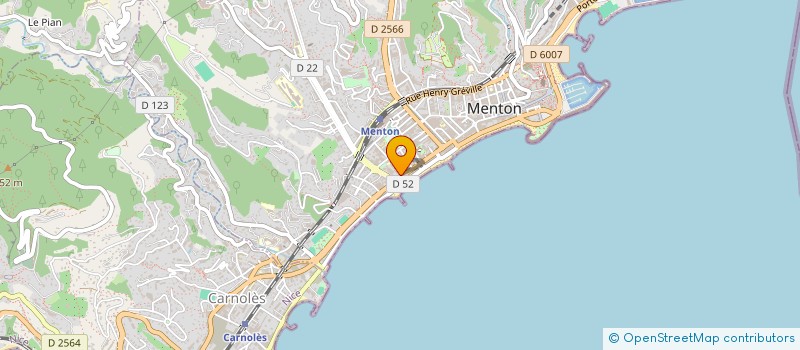 localisation de l'entreprise MADAME FRANCOISE LEMARIE à MENTON