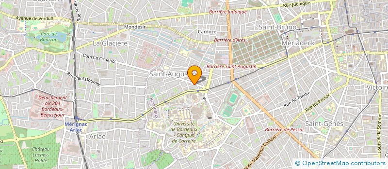 localisation de l'entreprise MADAME FRANCOISE LENDRES  BORDEAUX