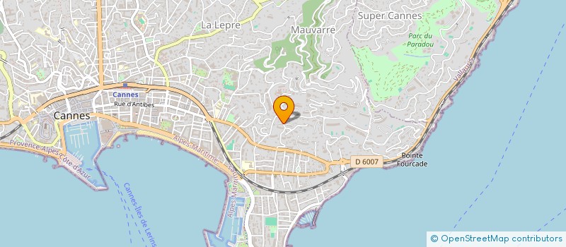 localisation de l'entreprise MADAME FRANCOISE LENOIR à CANNES