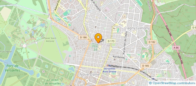 localisation de l'entreprise MADAME FRANCOISE LEPORTIER  LE CHESNAY-ROCQUENCOURT