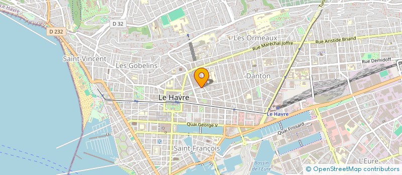 localisation de l'entreprise MADAME FRANCOISE LEQUERTIER à LE HAVRE