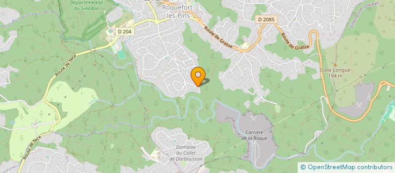 localisation de l'entreprise MADAME FRANCOISE LERENARD  VILLENEUVE-LOUBET