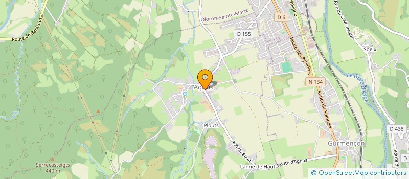 localisation de l'entreprise MADAME FRANCOISE LEROUX  AGNOS