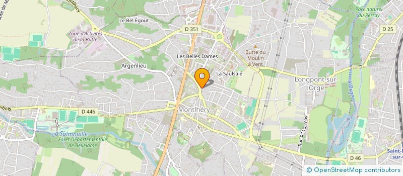 localisation de l'entreprise MADAME FRANCOISE LEROUX  MONTLHERY