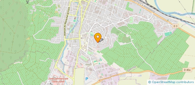 localisation de l'entreprise MADAME FRANCOISE LEROY  EPERNAY