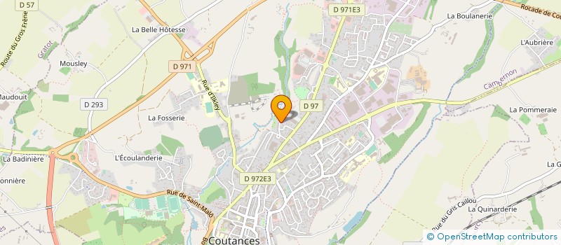 localisation de l'entreprise MADAME FRANCOISE LESAGE  COUTANCES