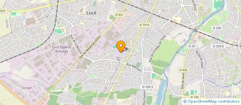 localisation de l'entreprise MADAME FRANCOISE LESUR à LUISANT