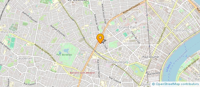 localisation de l'entreprise MADAME FRANCOISE LETELLIER  BORDEAUX