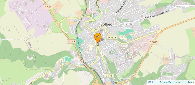 localisation de l'entreprise MADAME FRANCOISE LETHUILLIER  BOLBEC