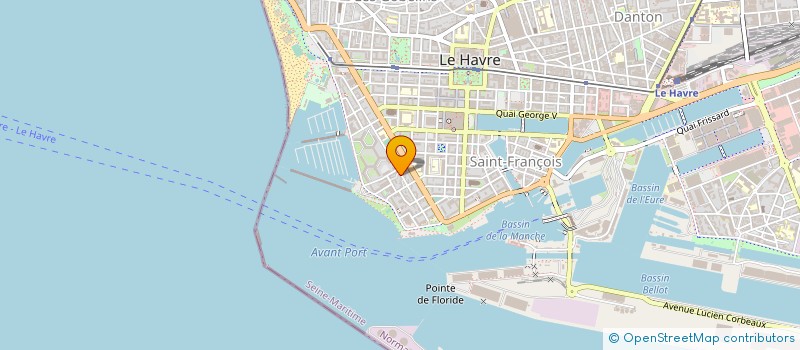 localisation de l'entreprise MADAME FRANCOISE LETOURNEUR à LE HAVRE