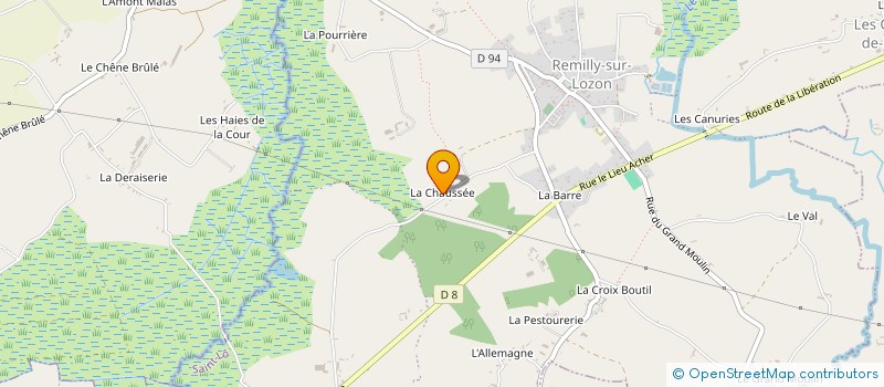 localisation de l'entreprise MADAME FRANCOISE LETOURNEUR  REMILLY LES MARAIS