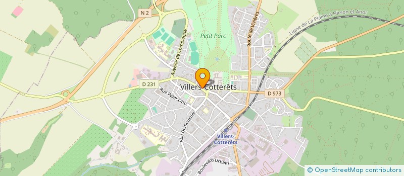 localisation de l'entreprise MADAME FRANCOISE LEVECQUE à VILLERS-COTTERETS
