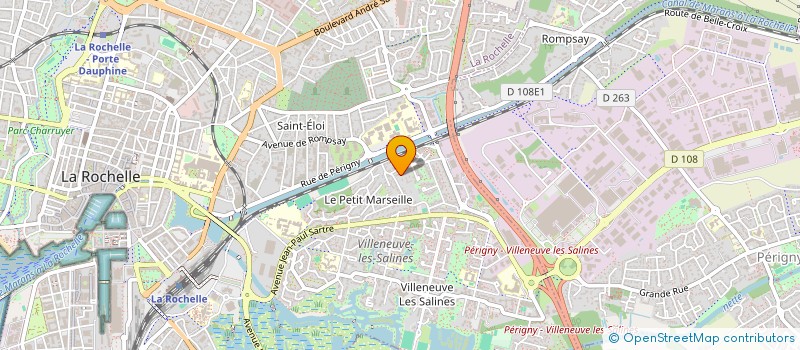 localisation de l'entreprise MADAME FRANCOISE LEVEQUE  LA ROCHELLE