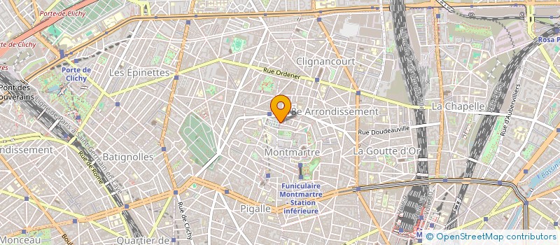 localisation de l'entreprise MADAME FRANCOISE LEVESQUE  PARIS