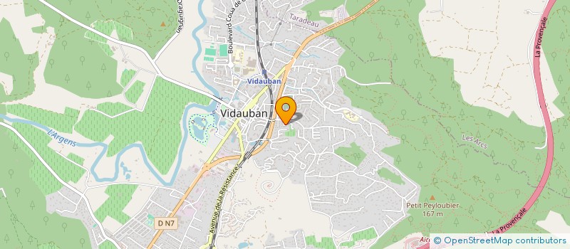 localisation de l'entreprise MADAME FRANCOISE LEVY  VIDAUBAN