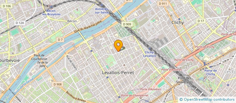 localisation de l'entreprise MADAME FRANCOISE LEVY à LEVALLOIS-PERRET
