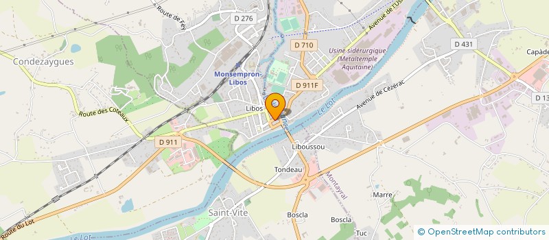 localisation de l'entreprise MADAME FRANCOISE LEYMOND  MONSEMPRON-LIBOS