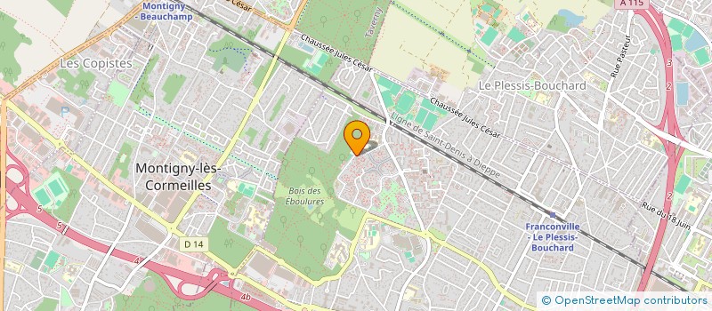 localisation de l'entreprise MADAME FRANCOISE LEYMONIE  FRANCONVILLE