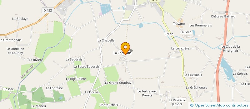 localisation de l'entreprise MADAME FRANCOISE LHOMME  PIPRIAC