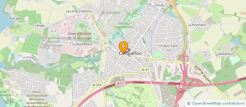 localisation de l'entreprise MADAME FRANCOISE LIBEAU  CARQUEFOU