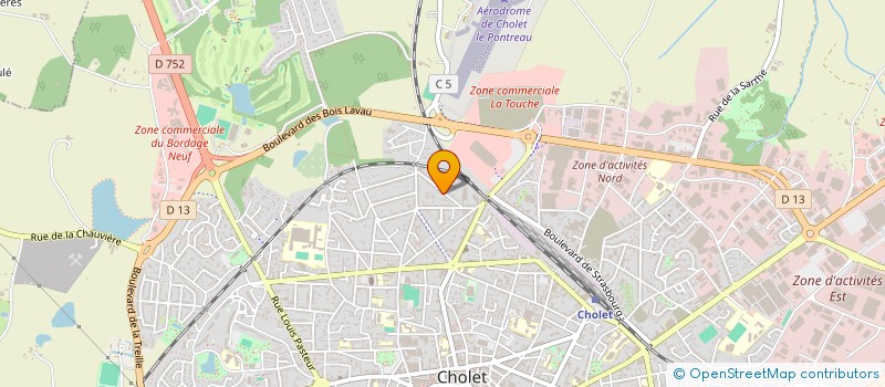 localisation de l'entreprise MADAME FRANCOISE LIBEAU à CHOLET