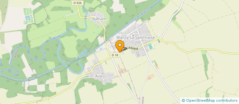 localisation de l'entreprise MADAME FRANCOISE LIVOIR à BLANZY-LA-SALONNAISE