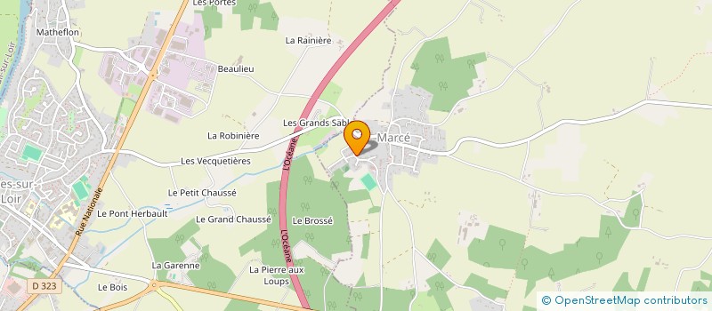 localisation de l'entreprise MADAME FRANCOISE LIZE  LOIRE-AUTHION