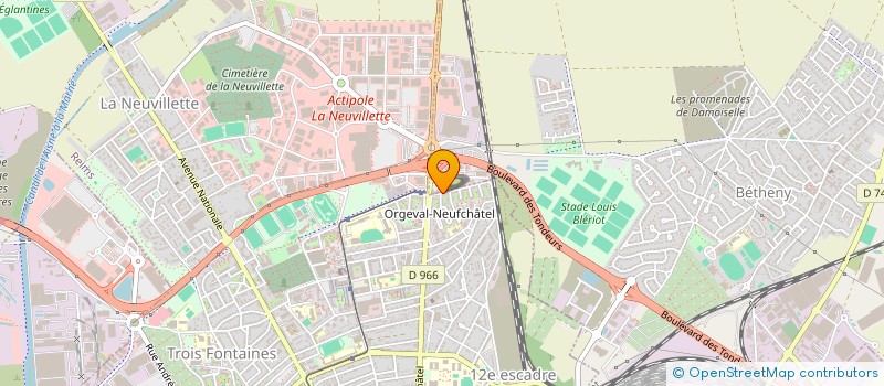 localisation de l'entreprise MADAME FRANCOISE LOGETTE  REIMS