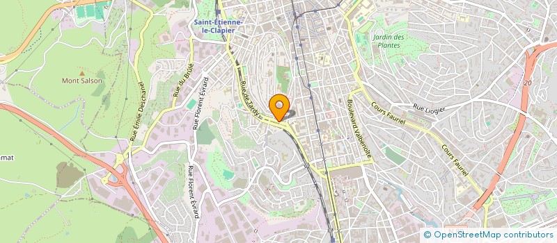 localisation de l'entreprise MADAME FRANCOISE LONGCHAMBON  SAINT-ETIENNE