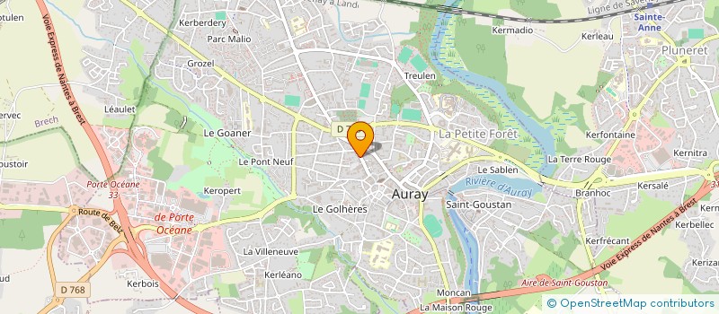 localisation de l'entreprise MADAME FRANCOISE LORCY à AURAY