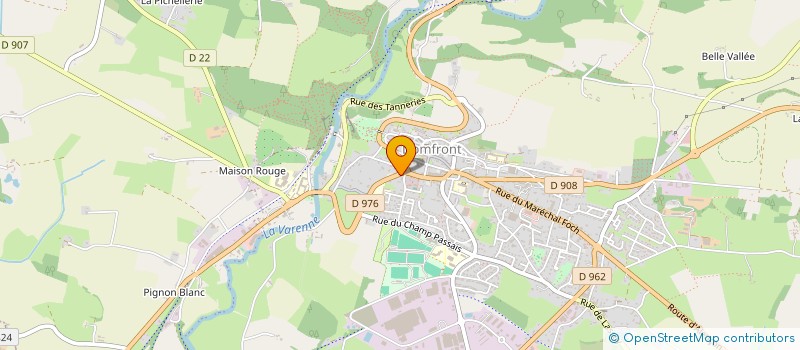 localisation de l'entreprise MADAME FRANCOISE LOTTIN à DOMFRONT-EN-POIRAIE