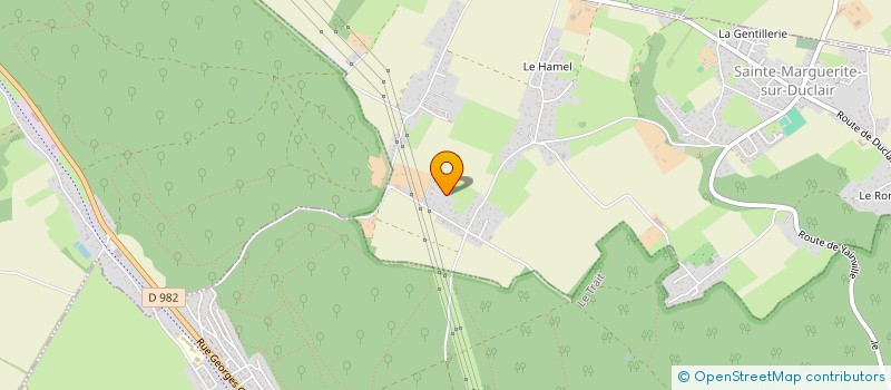 localisation de l'entreprise MADAME FRANCOISE LUBIN  SAINTE-MARGUERITE-SUR-DUCLAIR