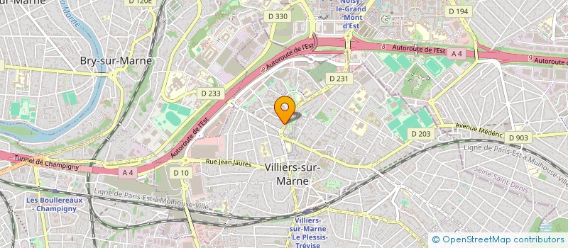 localisation de l'entreprise MADAME FRANCOISE LUCAS à VILLIERS-SUR-MARNE