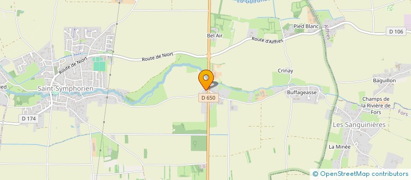 localisation de l'entreprise MADAME FRANCOISE LUDOVIC  SAINT-SYMPHORIEN