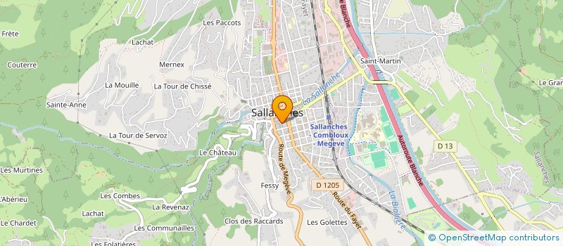 localisation de l'entreprise MADAME FRANCOISE LUKASIK à SALLANCHES