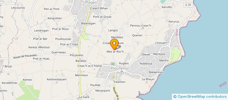 localisation de l'entreprise MADAME FRANCOISE LYVINEC à KERLOUAN
