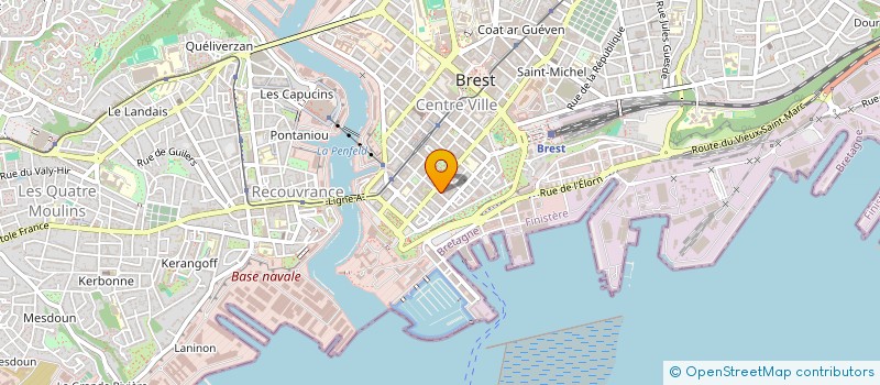 localisation de l'entreprise MADAME FRANCOISE MADEC à BREST