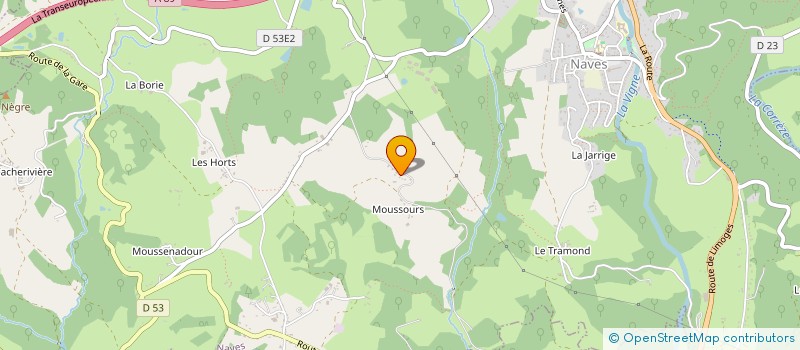 localisation de l'entreprise MADAME FRANCOISE MADELMONT  NAVES