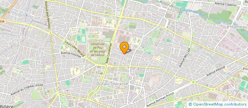 localisation de l'entreprise MADAME FRANCOISE MAILHAREIN à PAU