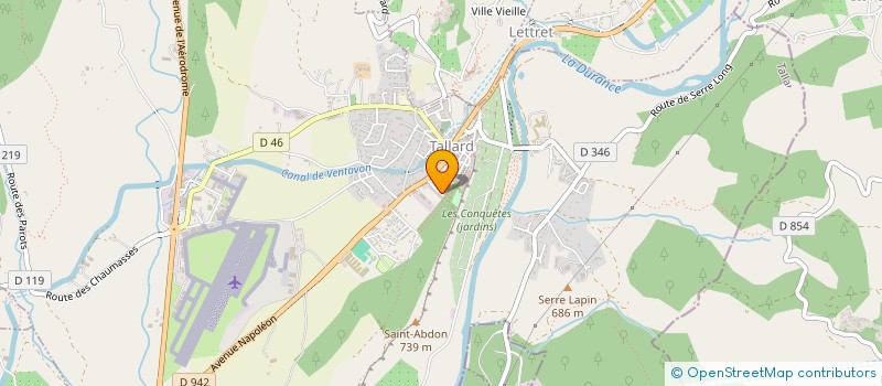 localisation de l'entreprise MADAME FRANCOISE MAILLARD  TALLARD