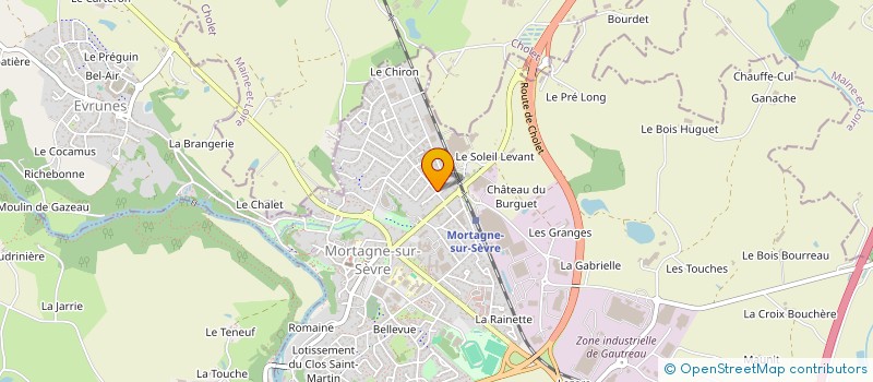 localisation de l'entreprise MADAME FRANCOISE MAINDRON à MORTAGNE-SUR-SEVRE