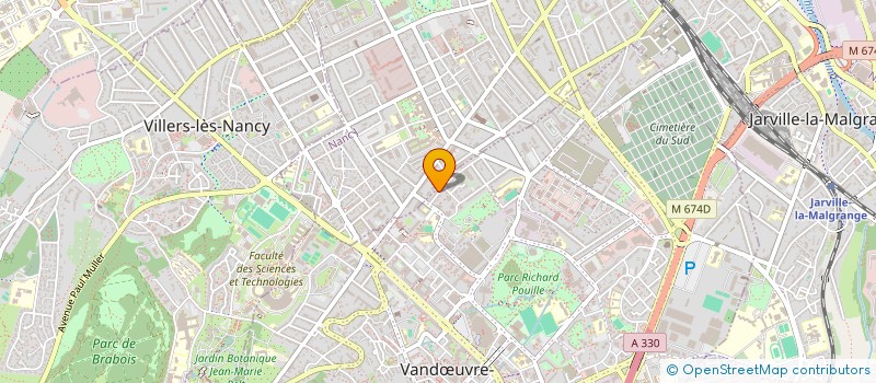 localisation de l'entreprise MADAME FRANCOISE MALAPRADE à VANDŒUVRE-LES-NANCY